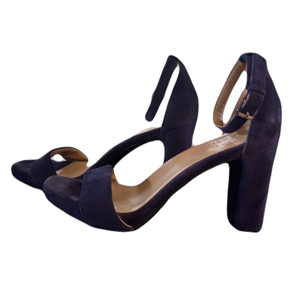 Naturalizer blue suede heels